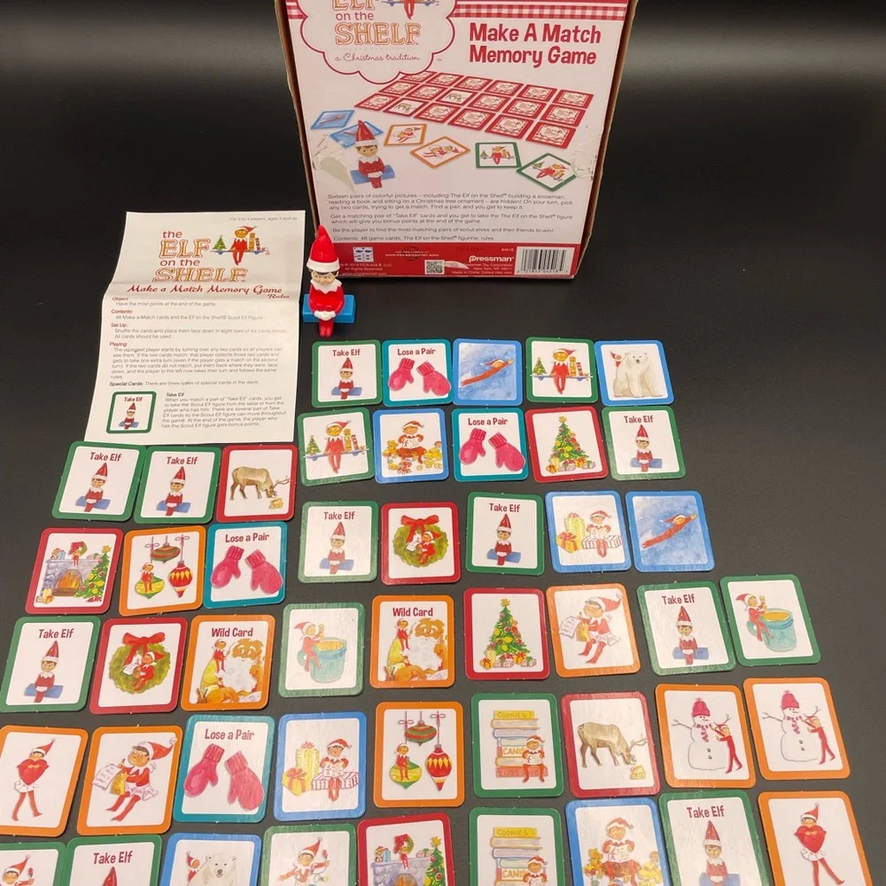 The Elf On The Shelf Match Memory Game